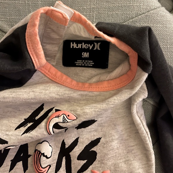 9M Boy Hurley “Here for the Snacks” Footless Onesie - Picture 2 of 4